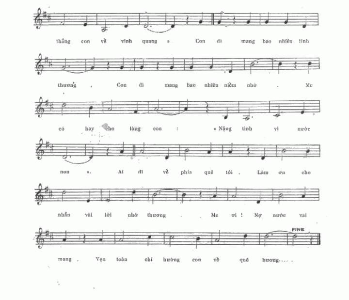 Sheet nhạc Ai Về Quê Tôi 2